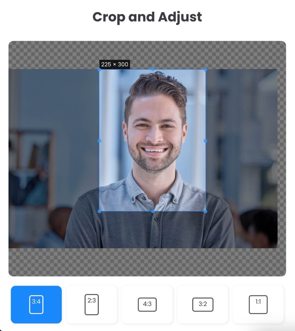 Customize Settings-Crop Image